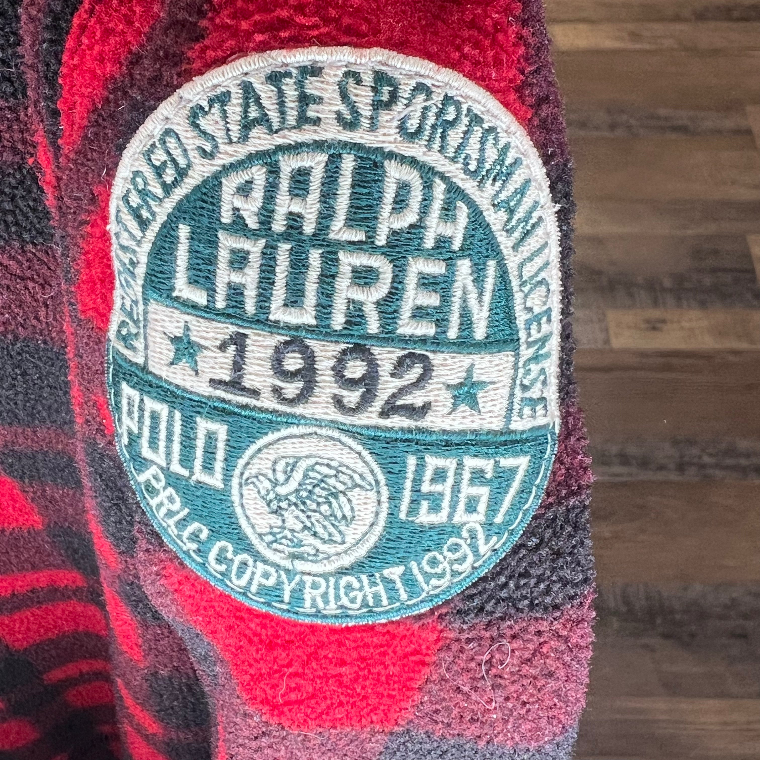 Polo Sportsman 1992 Lumberjack Plaid Fleece