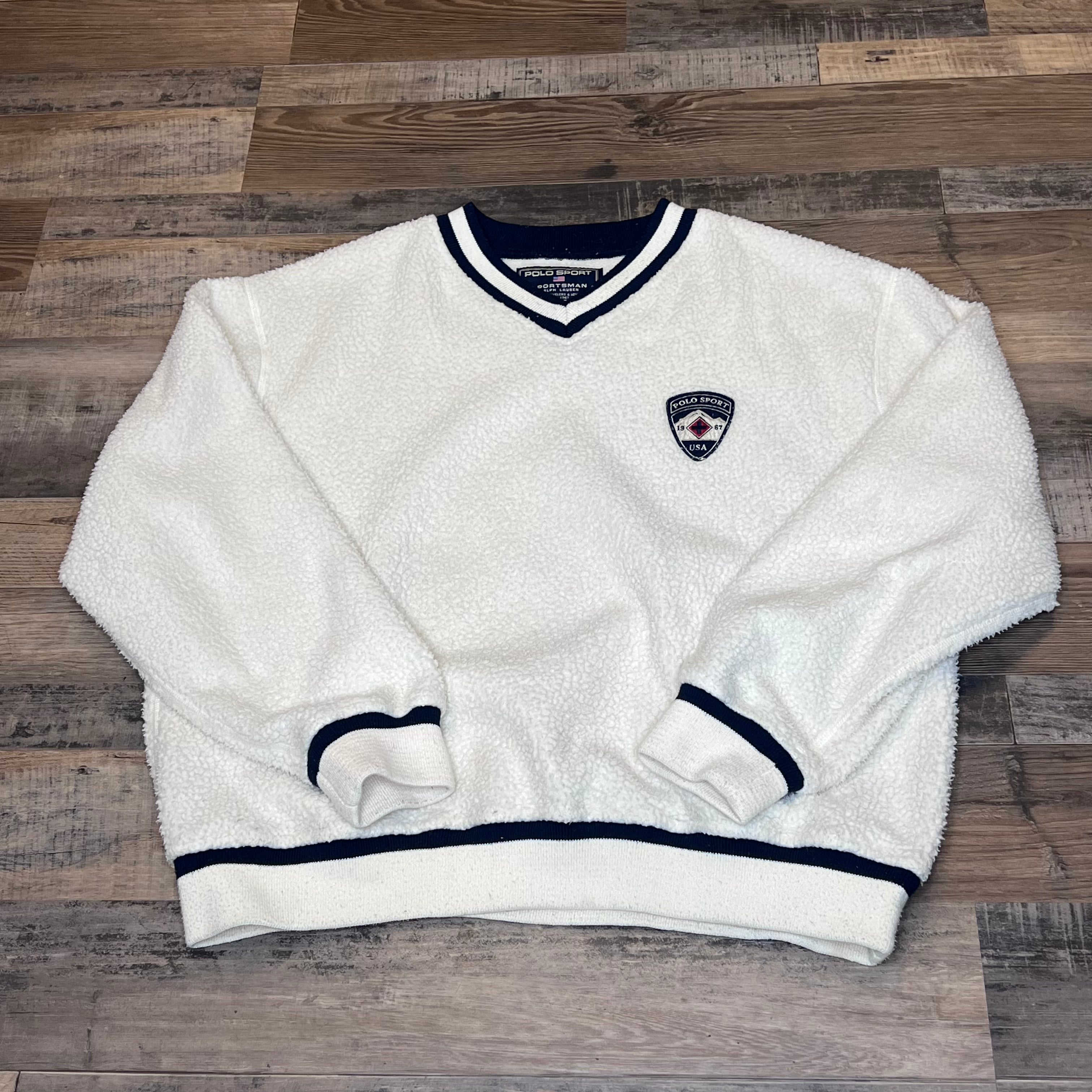 Polo Sportsman Sherpa V-Neck Sweatshirt