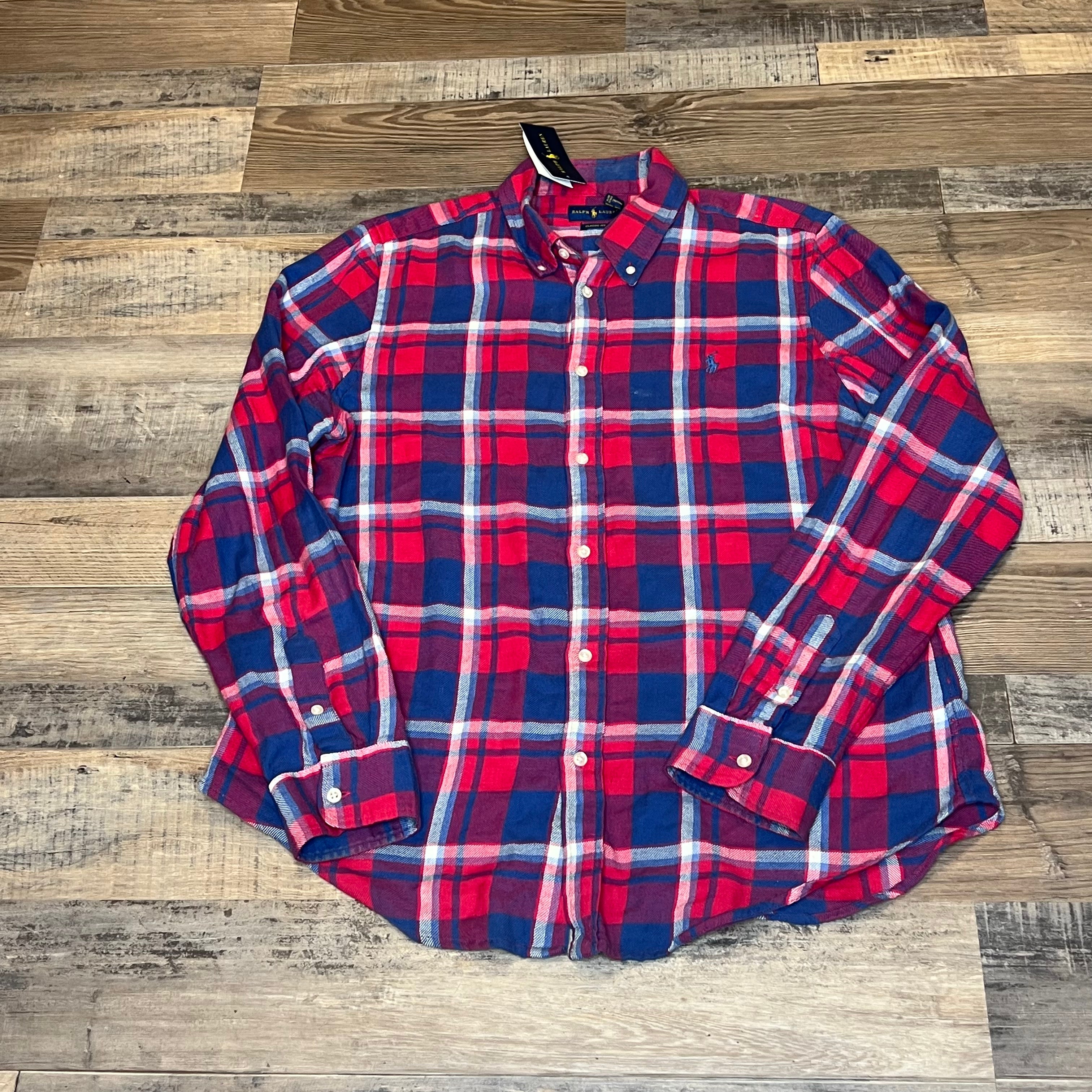 Nwt Plaid Button Down