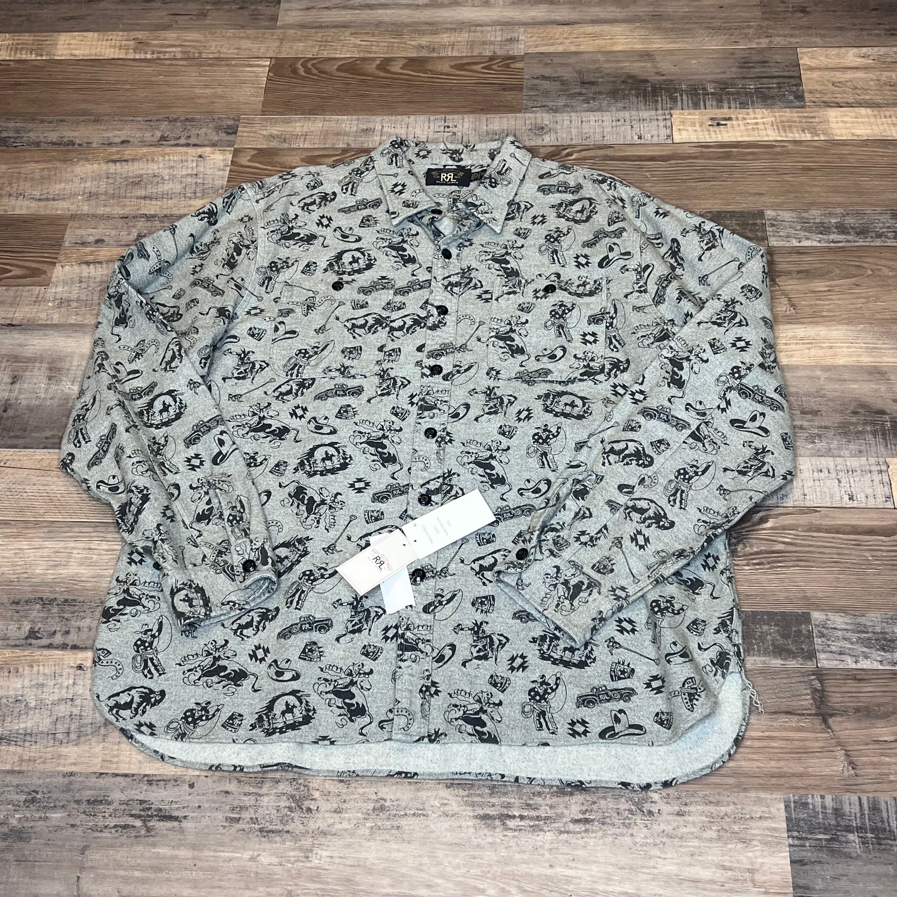 Nwt Rrl Rodeo Button Down