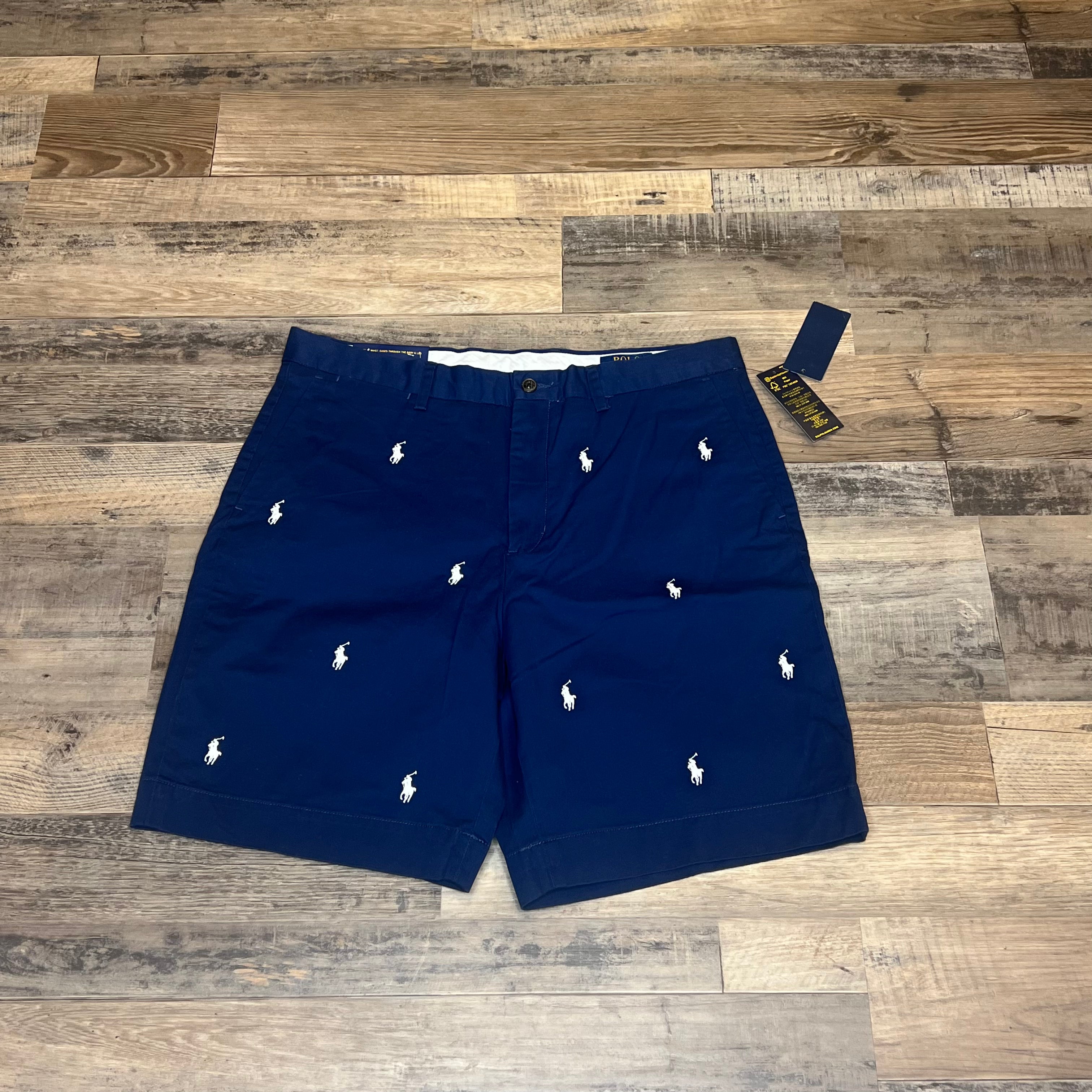 Nwt Polo All Over Logo Shorts