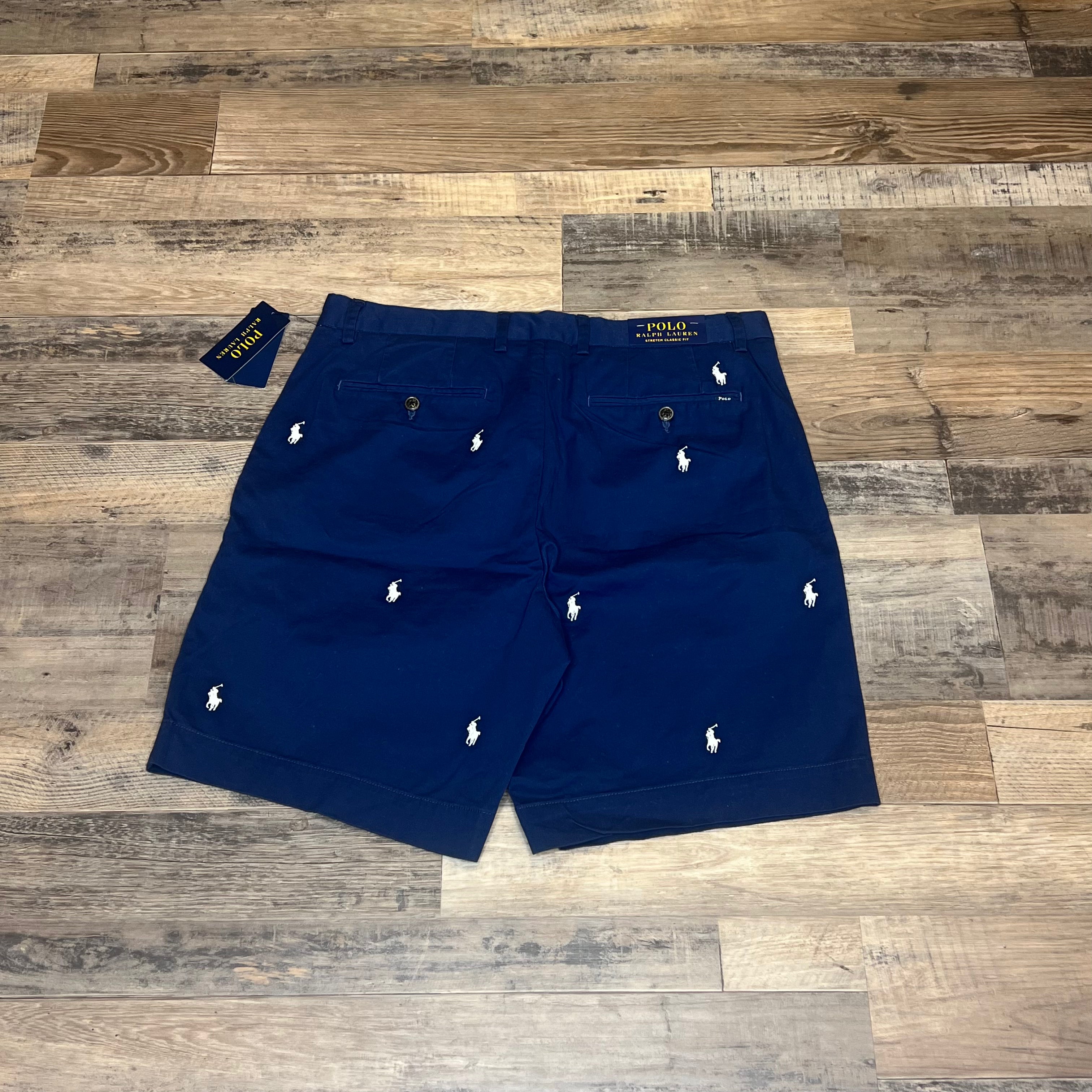 Nwt Polo All Over Logo Shorts