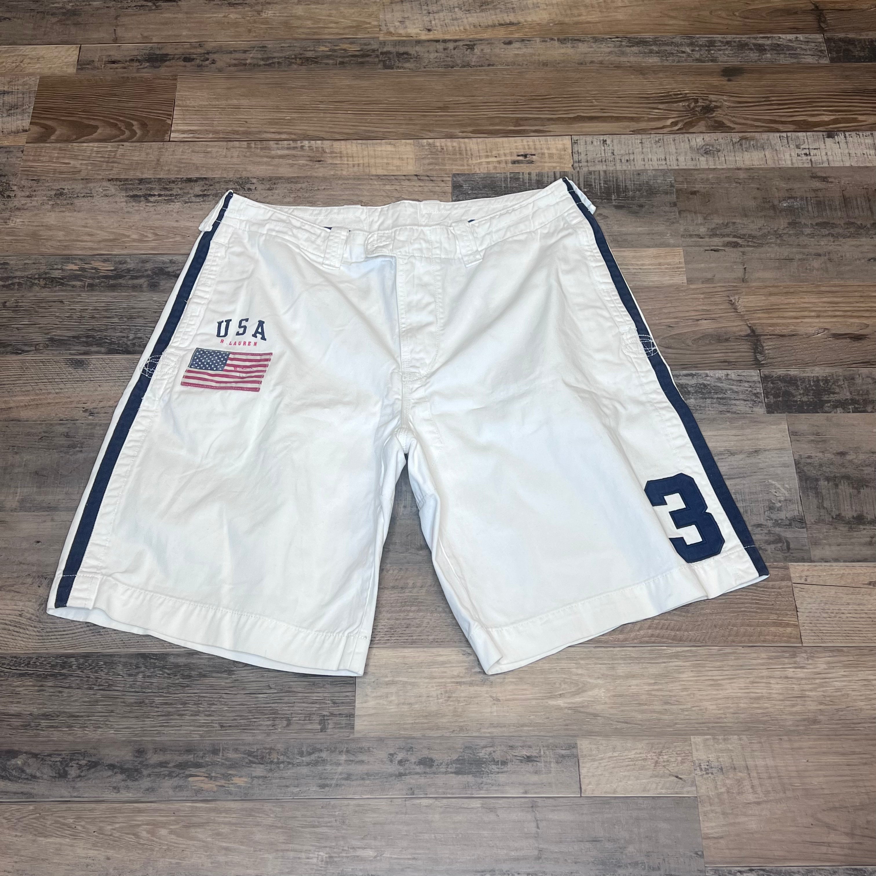 Polo Usa #3 Flag Shorts