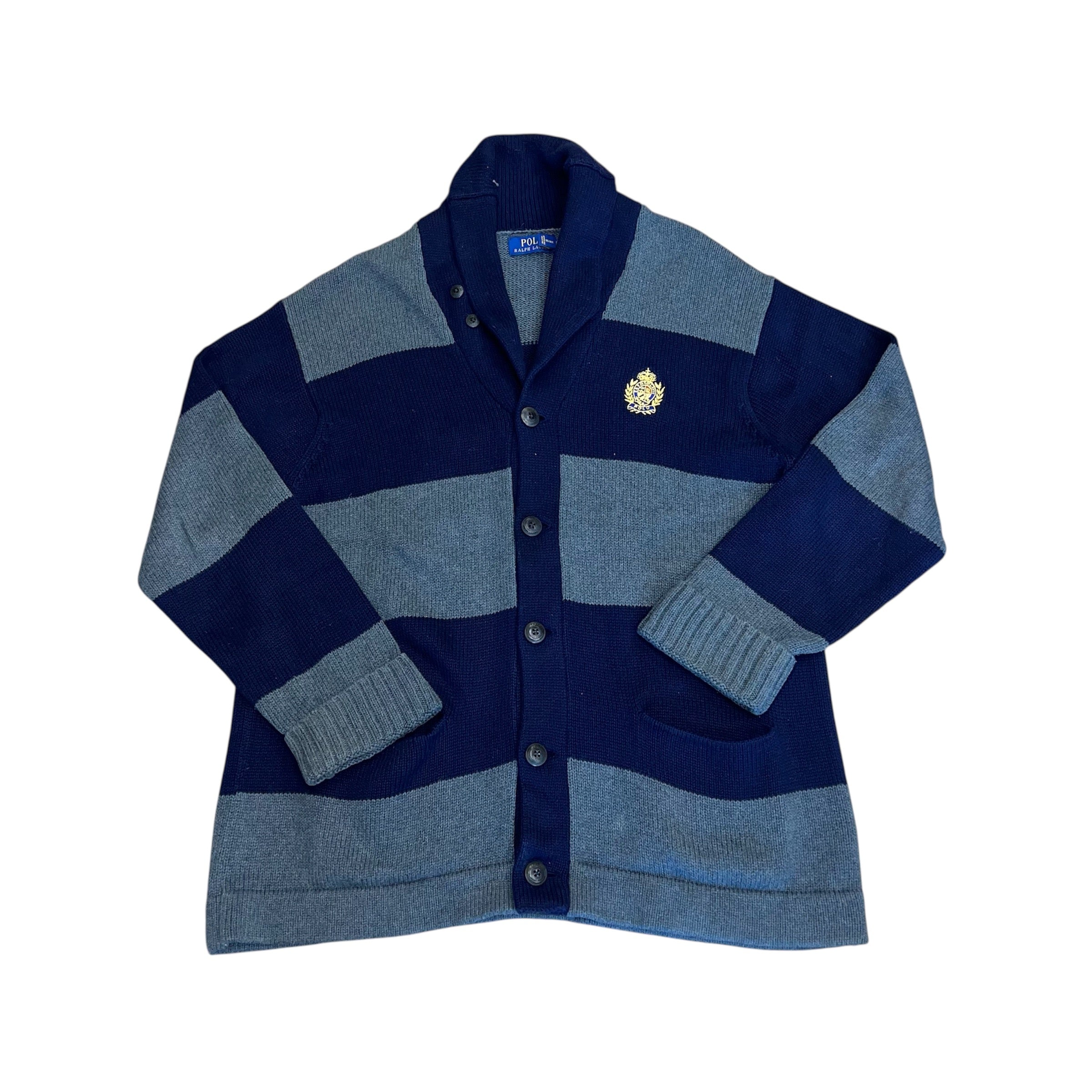Polo Crest cardigan knit