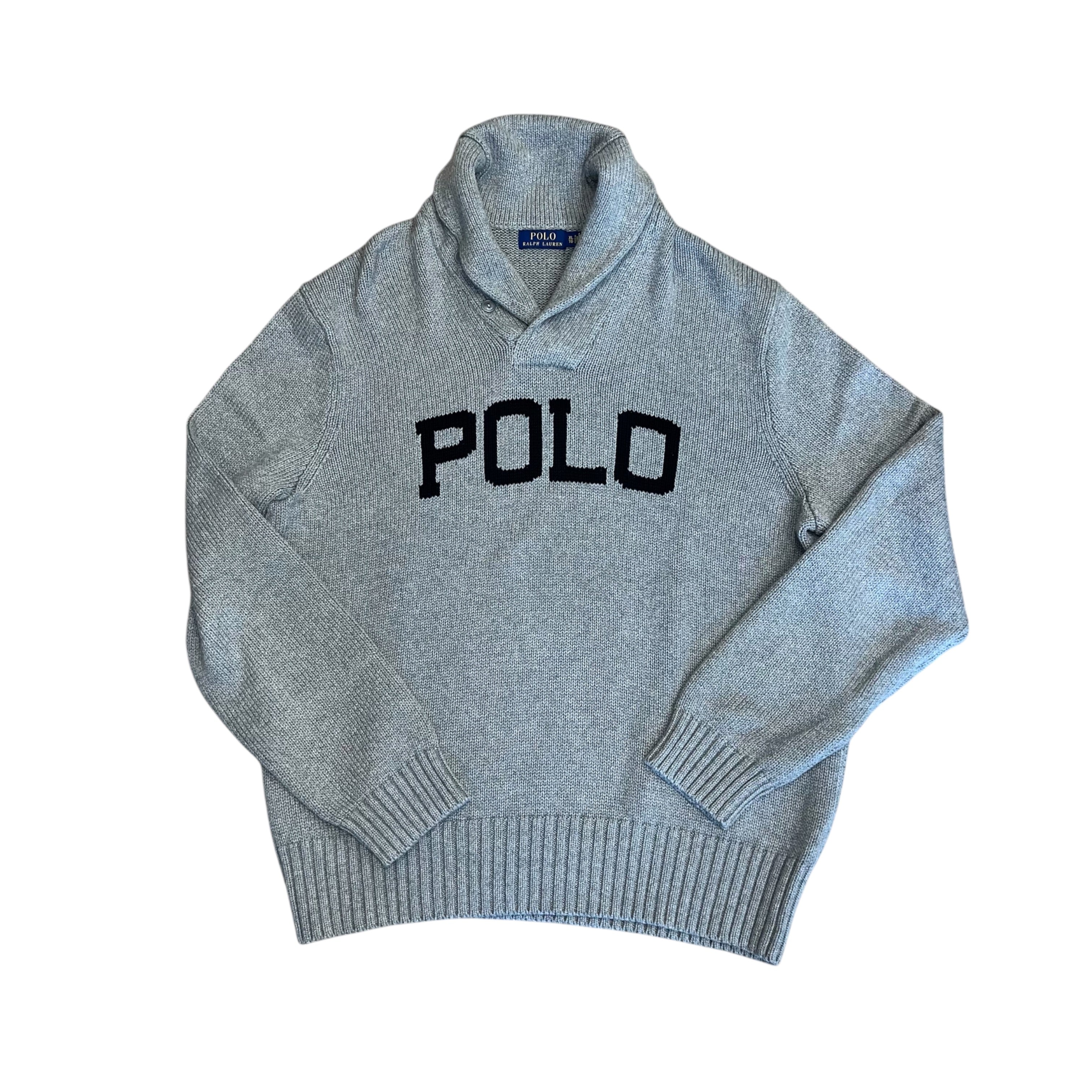 Polo Shawl neck Sweater