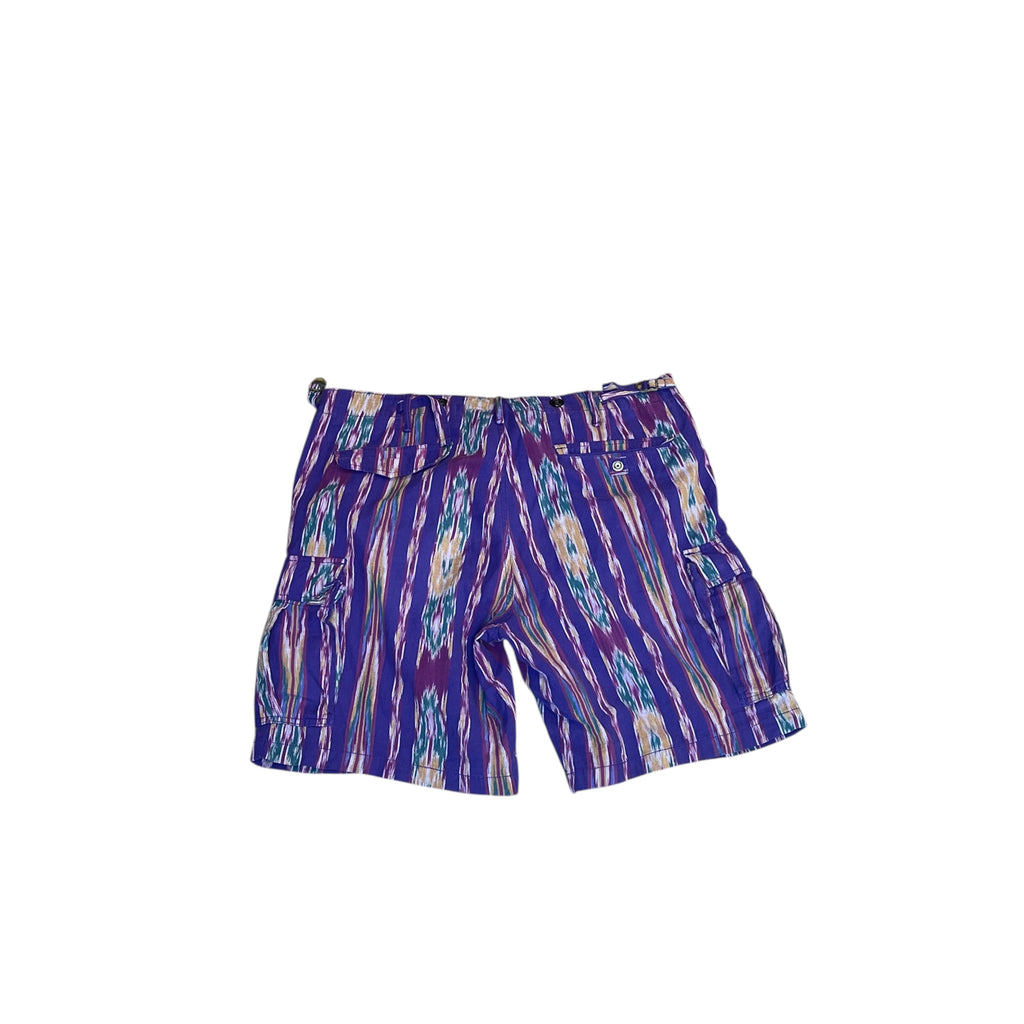 Polo purple aztec cargo shorts