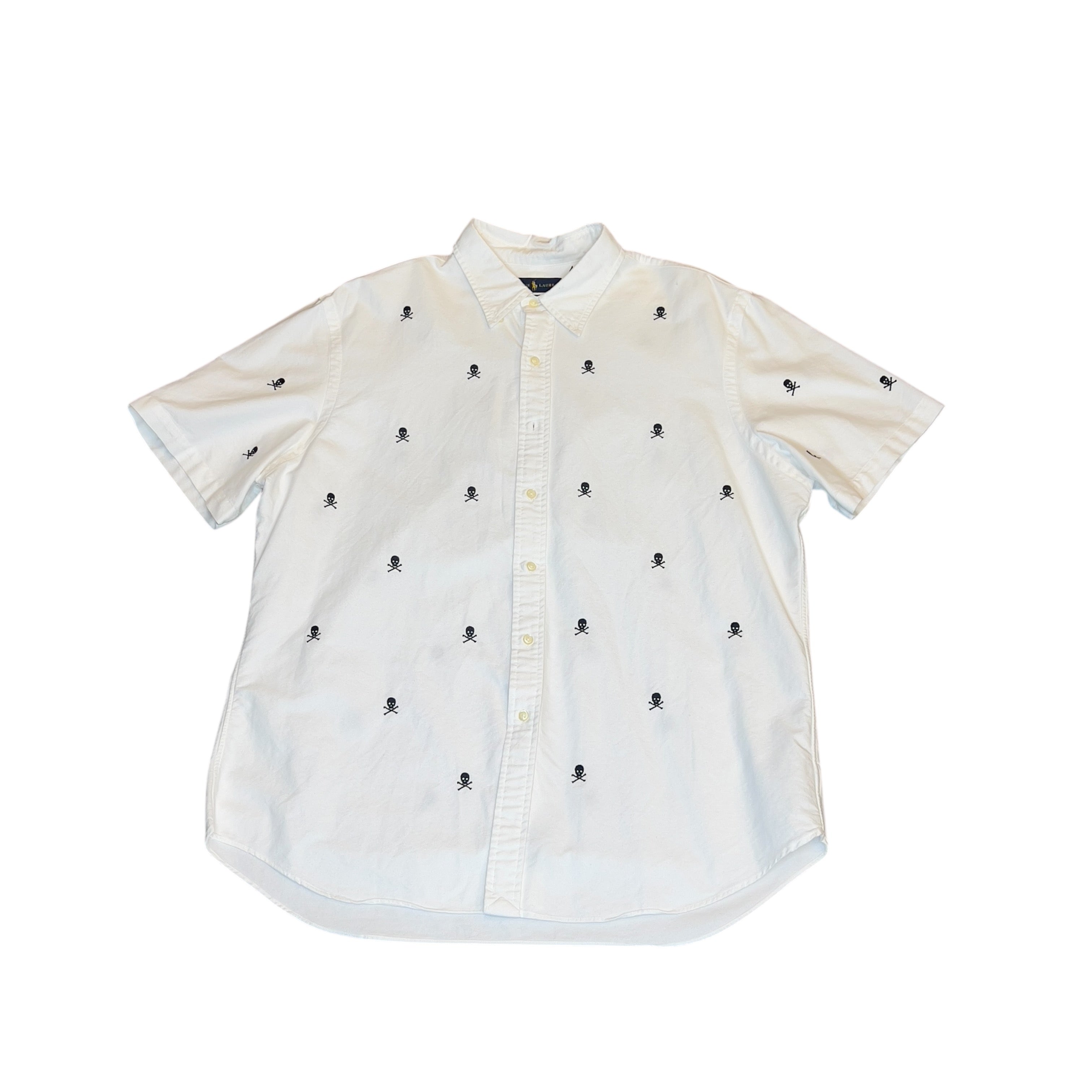 Polo Skull and cross bones Button down