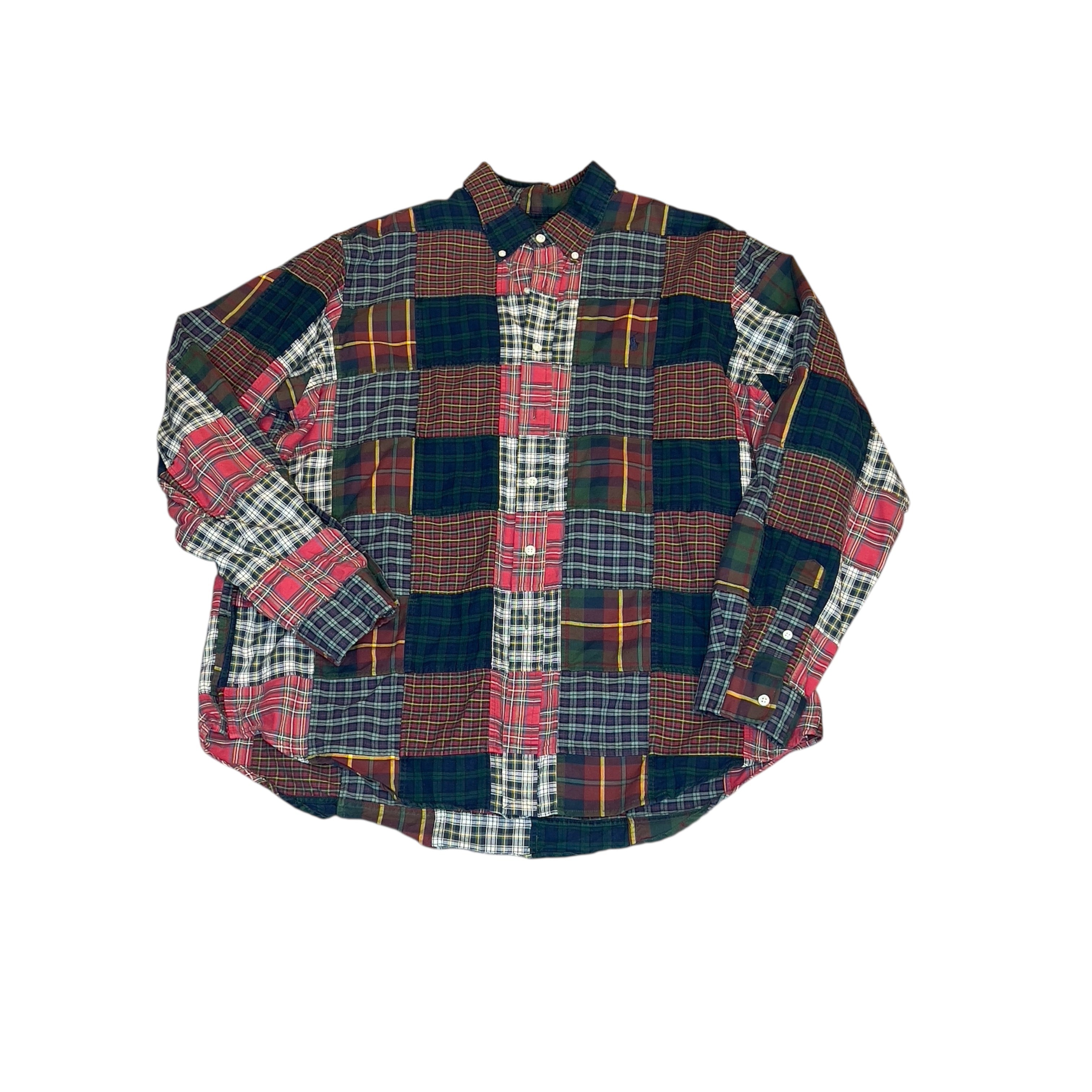 Polo Patchwork madras Button down