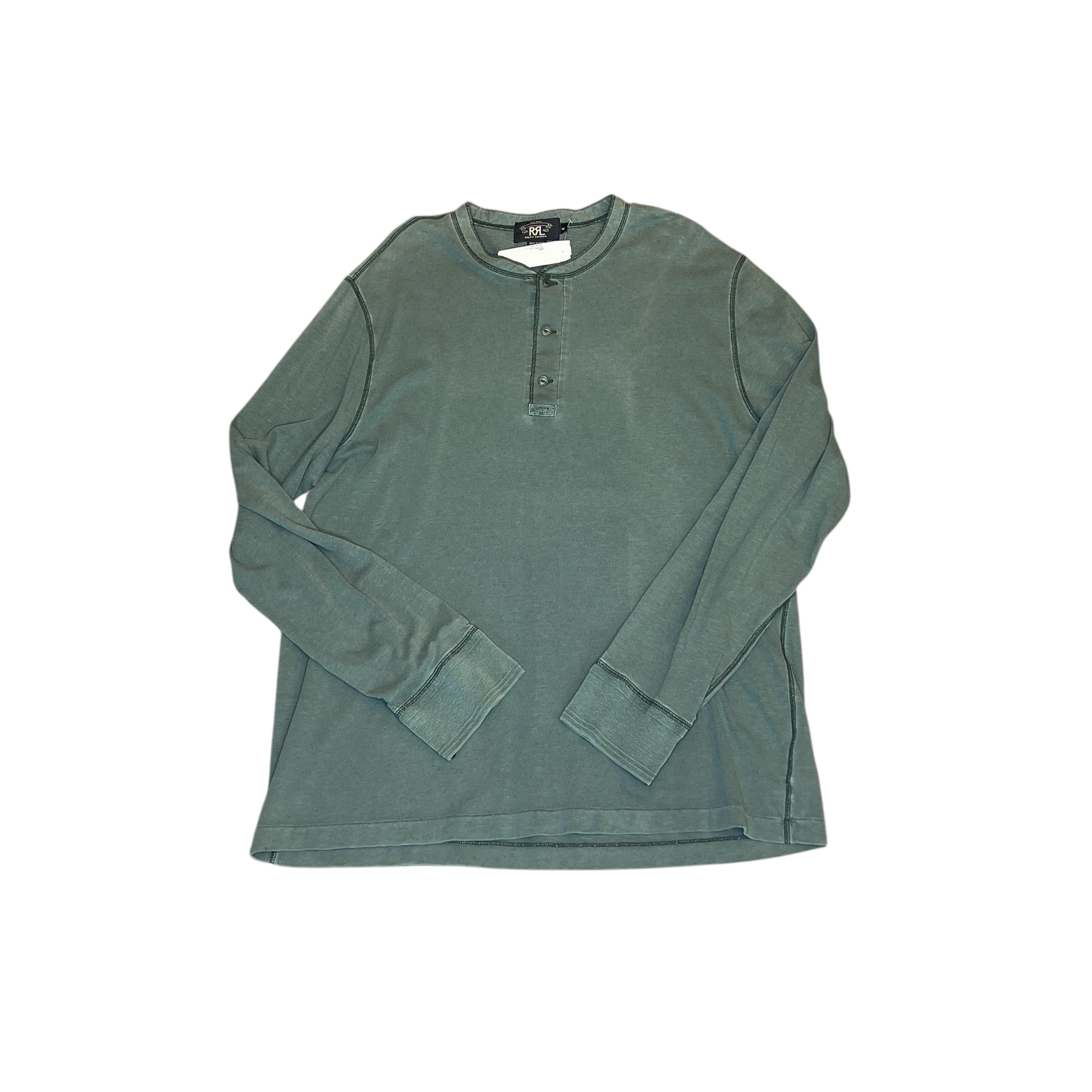 RRL distressed Henley