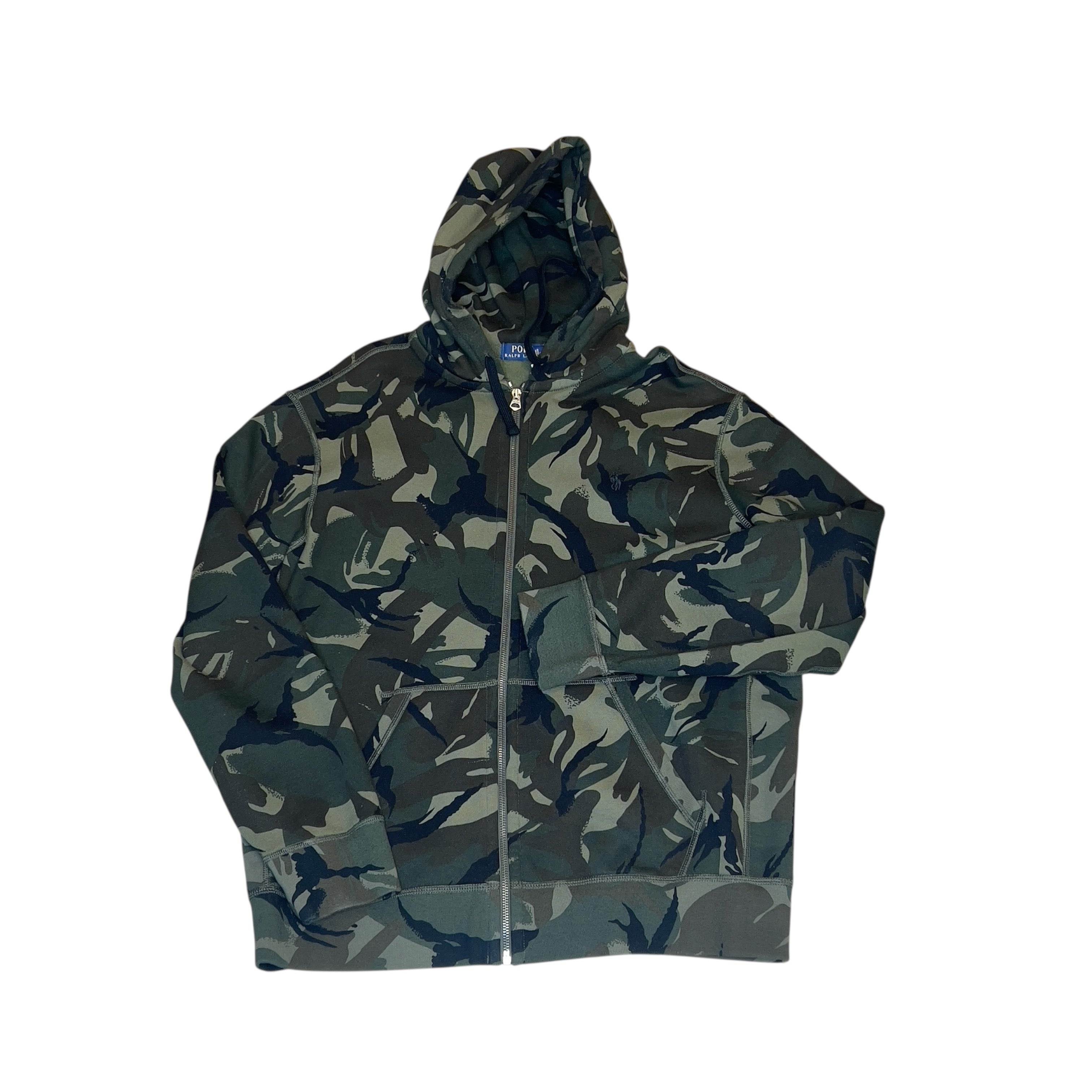 Polo Fleece lined Camo Hoody
