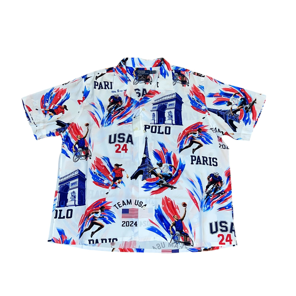 NWT 2024 Olympic Stadium Camp Shirt